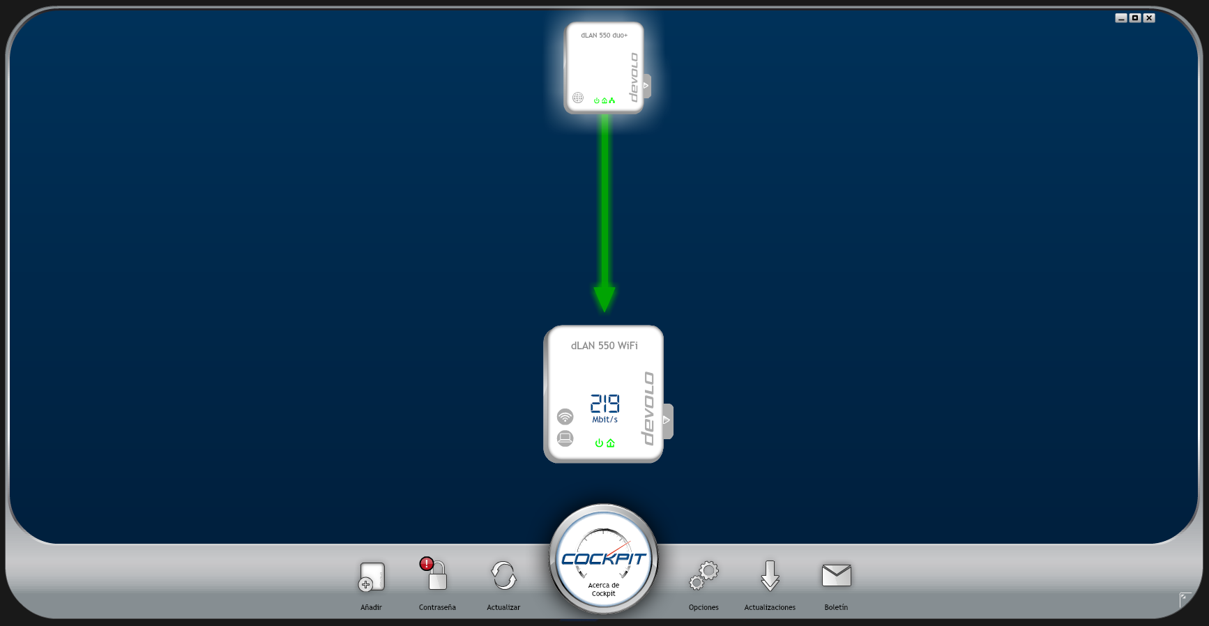 Configuración devolo 550 WiFI 1