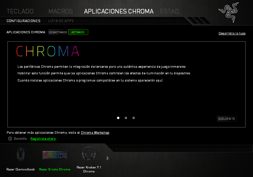 Razer Ornata 6 App Chroma