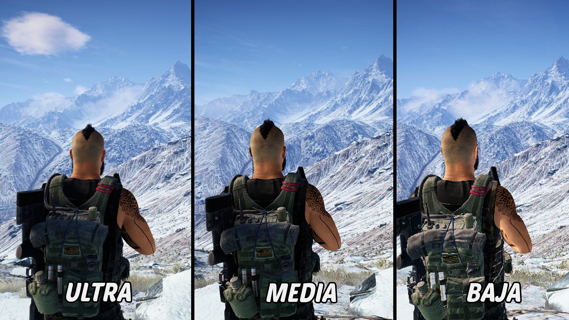 Comparativa Tom Clancys Ghost Recon Wildlands Análisis