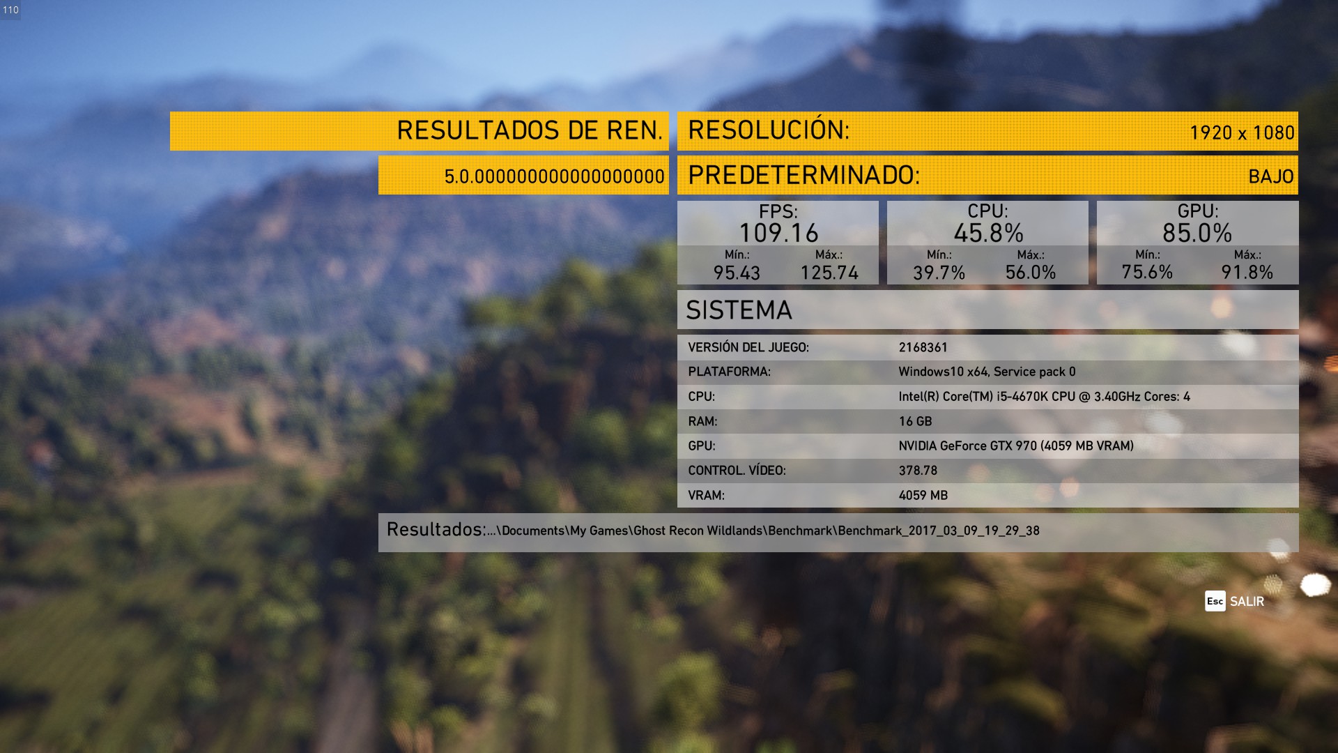 Ghost Recon Wildlands Análisis Bajo 3