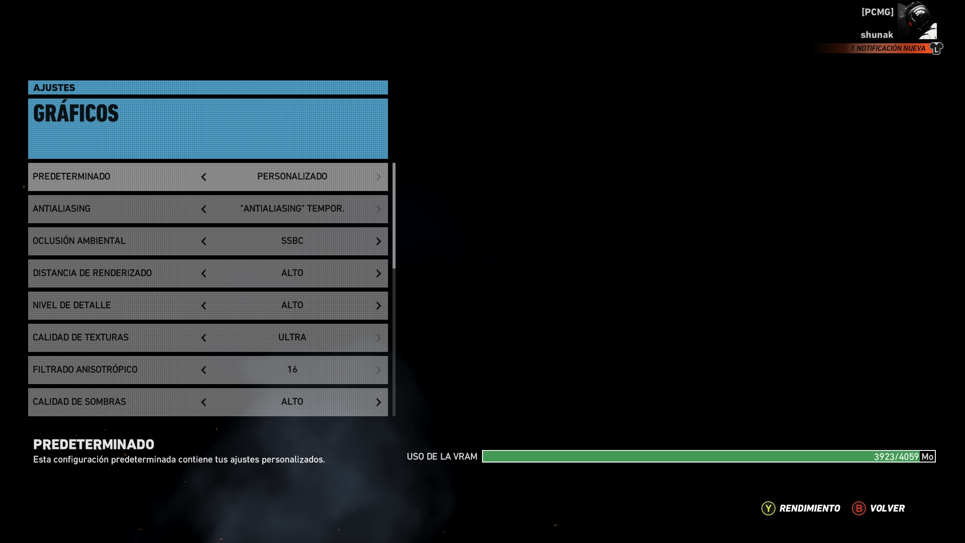 Ghost Recon Wildlands Análisis Configuración 1