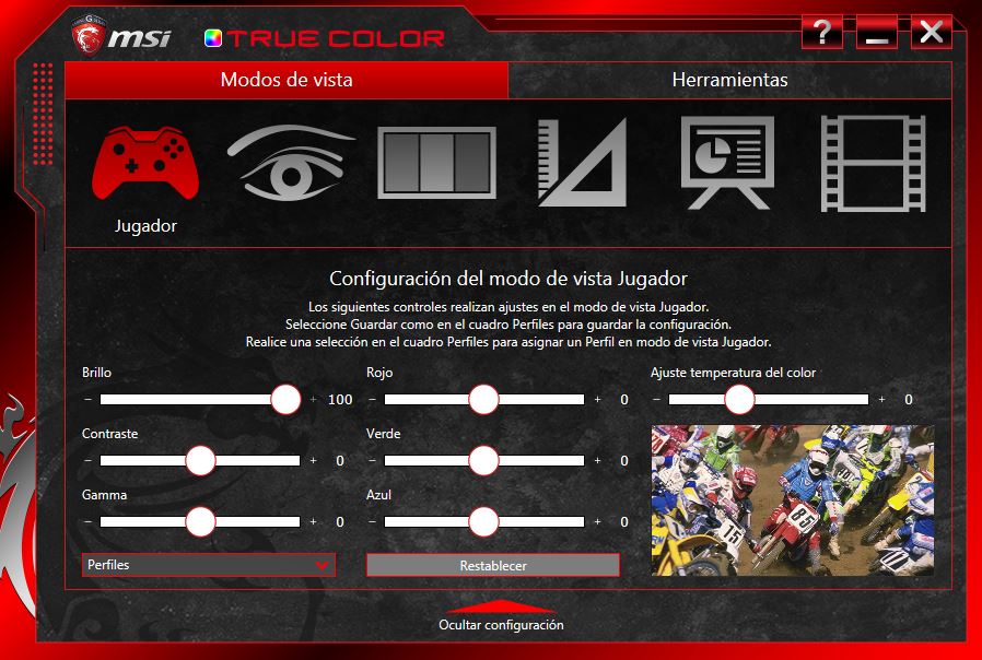 MSI TRUE COLOR GE62 7RE