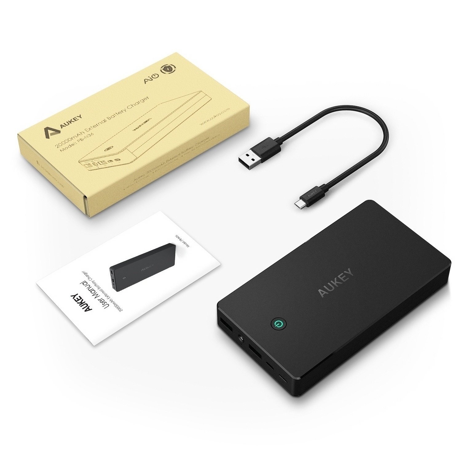 Aukey PB N36 Análisis Caja