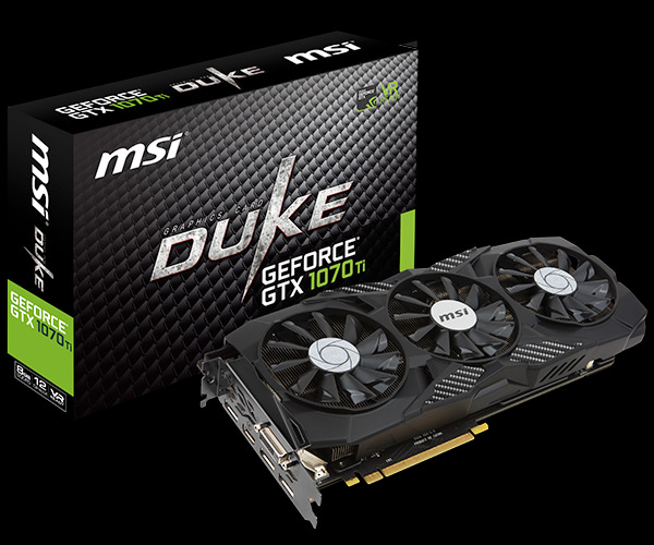 MSI GTX 1070 TI DUKE