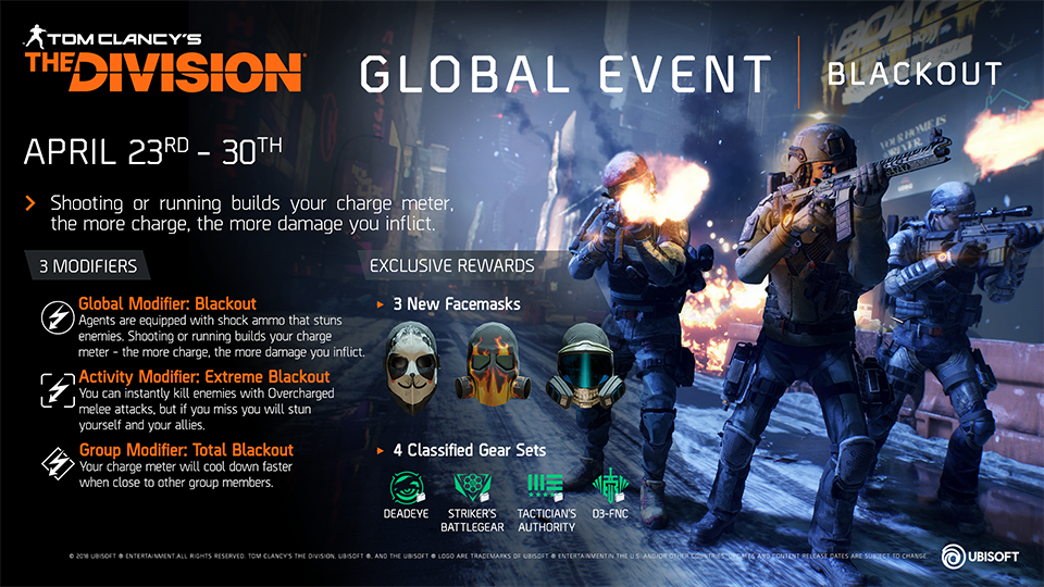 evento Apagón de The Division