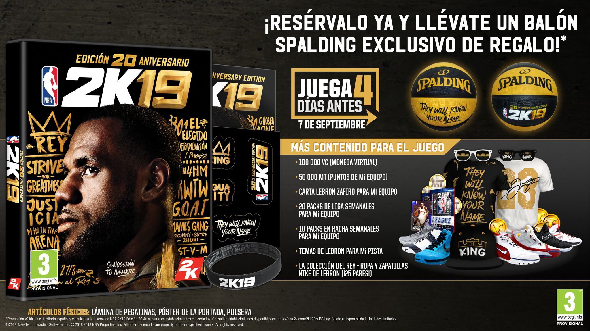 Edición 20 Aniversario de NBA 2K19