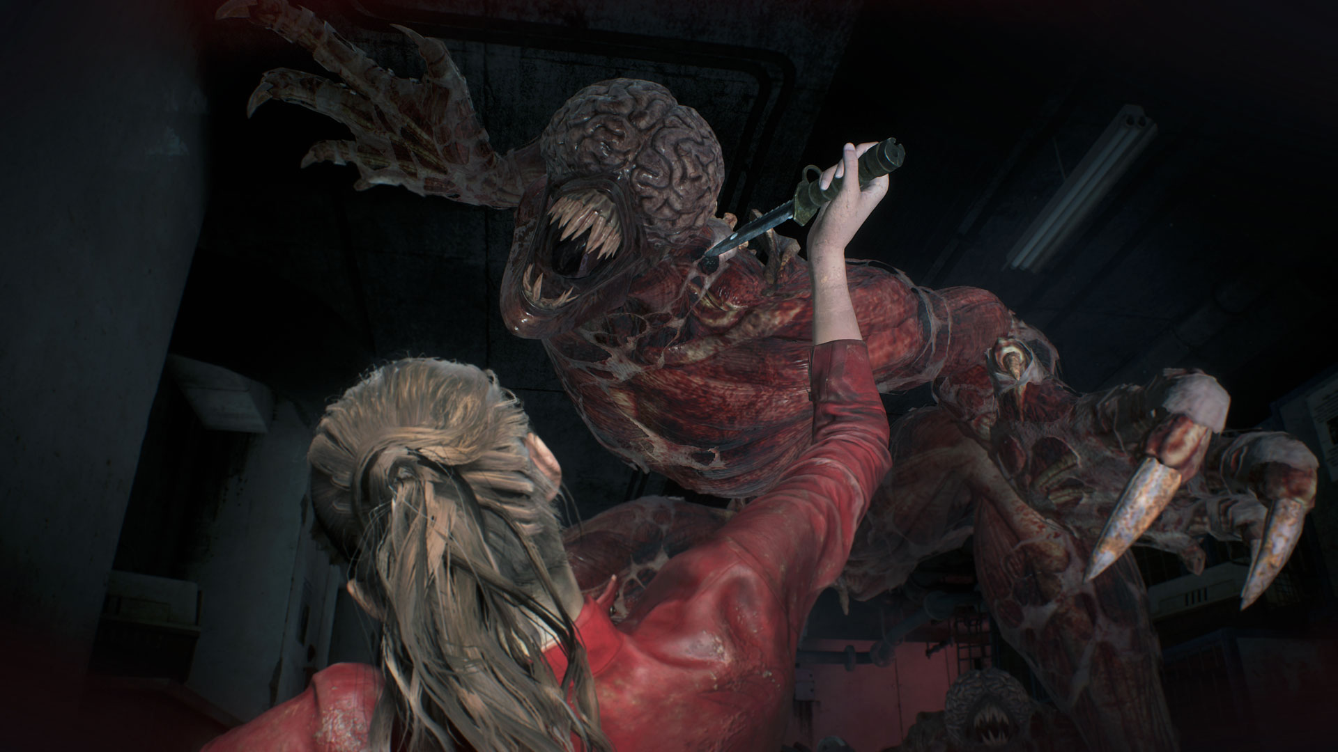 Resident Evil 2 lickers 7