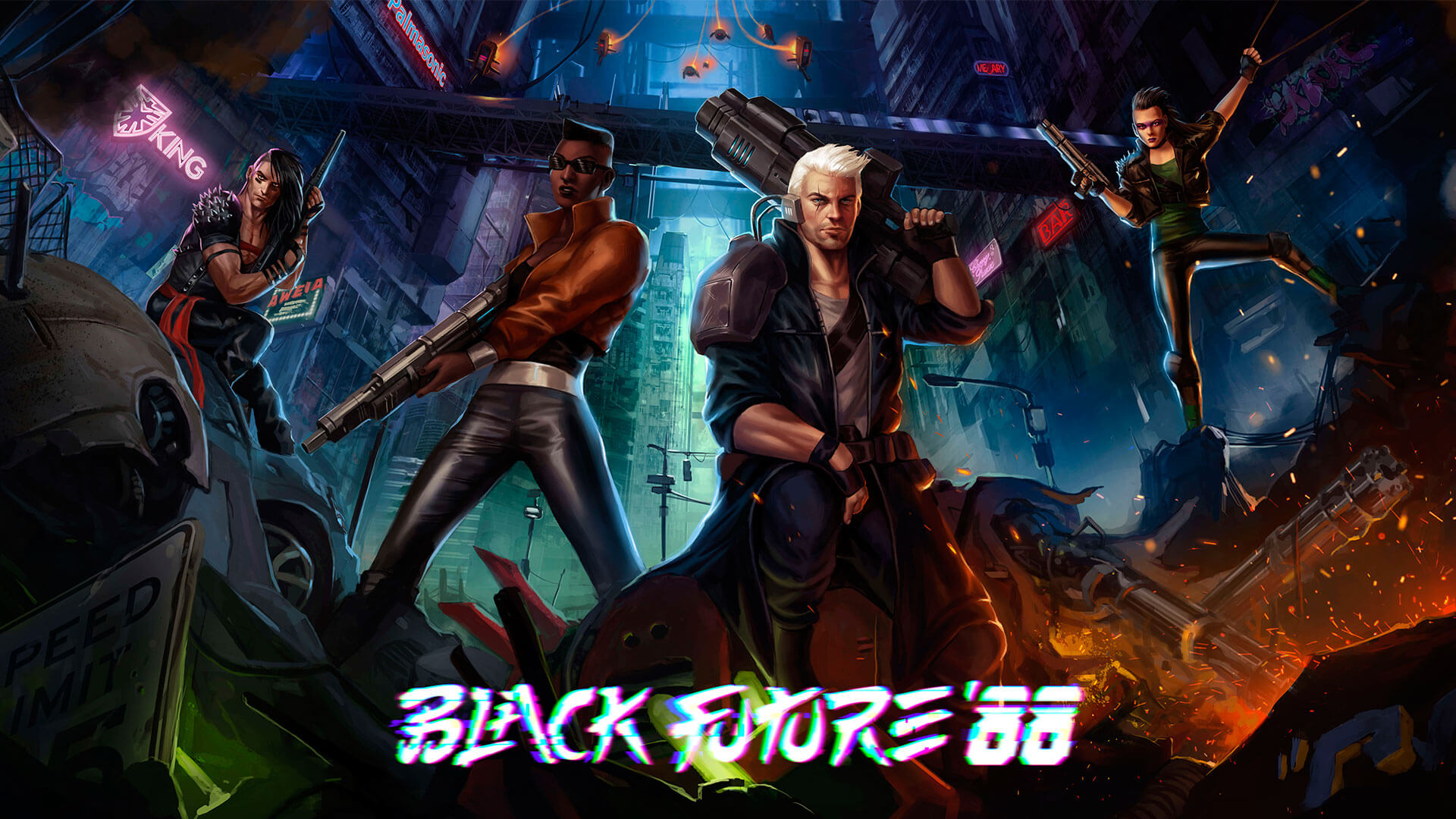 BLACK FUTURE ‘88 Anuncio Switch