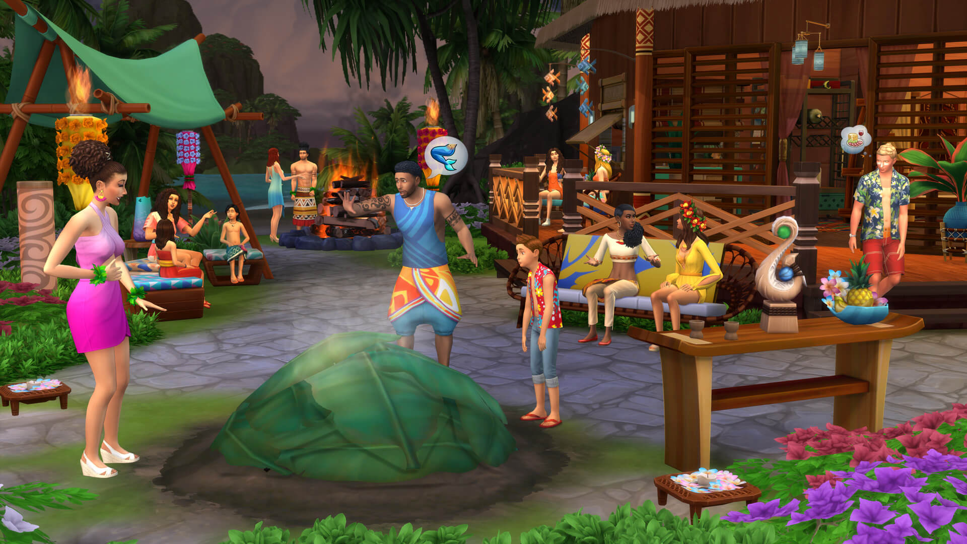 Los Sims 4 Vida Isleña Anuncio 1