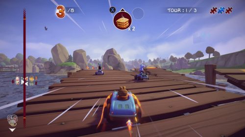 garfield kart furious racing meta