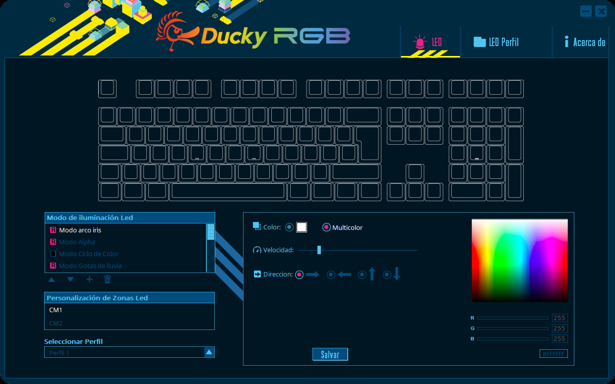 Ducky One 2 RGB Análisis Software