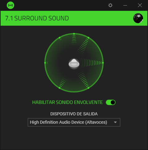 Razer Kraken X Lite Análisis Software