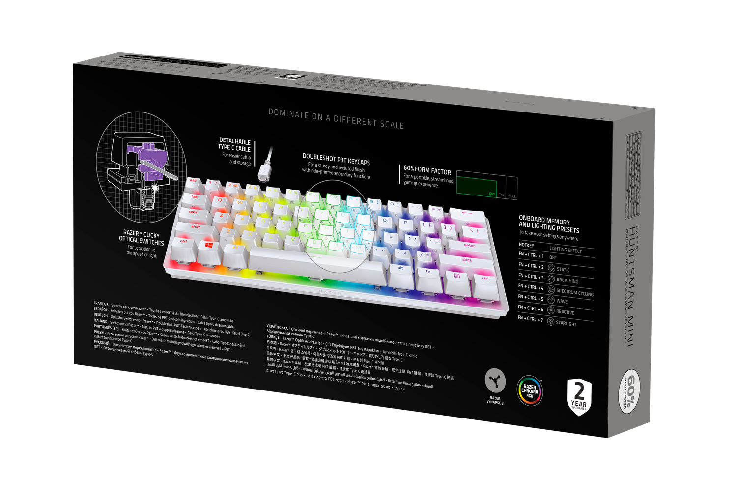 Razer Huntsman Mini Mercury – Análisis del teclado más pequeño