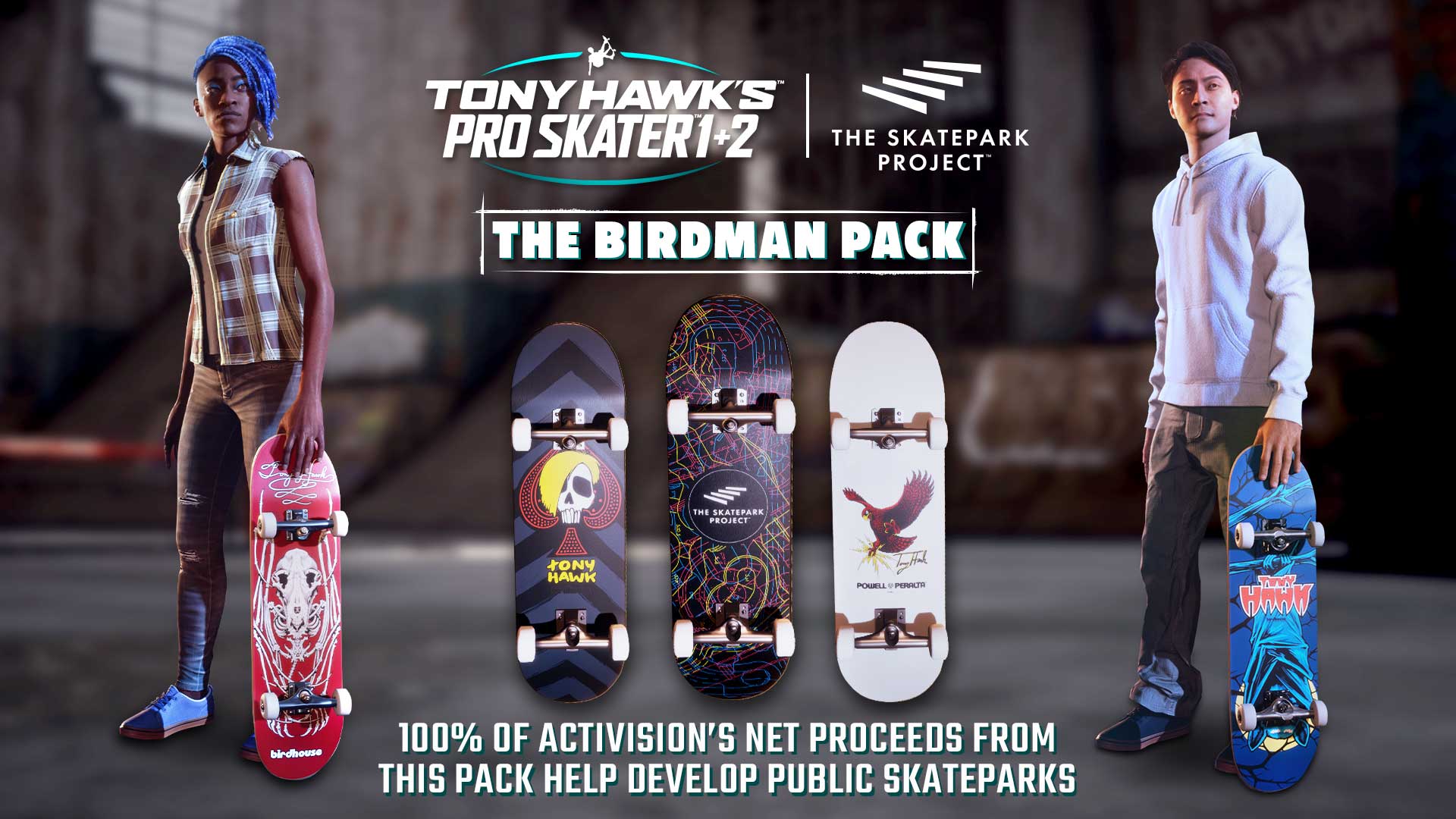 Tony Hawks Pro Skater 1 2 The Birdman Pack