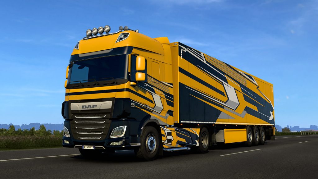 Euro Truck Simulator 2 Super Stripes Paint Jobs Pack Update 1