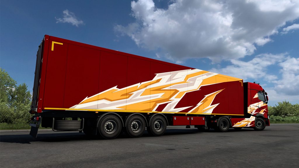 Euro Truck Simulator 2 Super Stripes Paint Jobs Pack Update 2