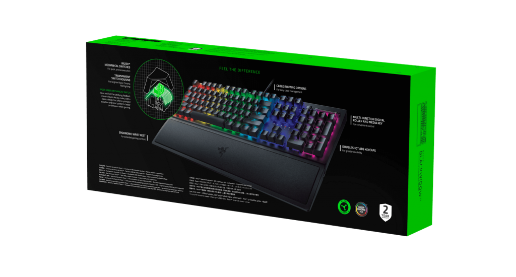 Razer BlackWidow V3 Analisis Caja 2