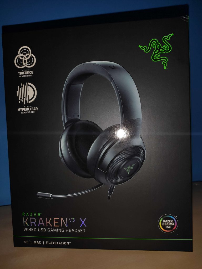 Razer Kraken V3 X Analisis Caja 1