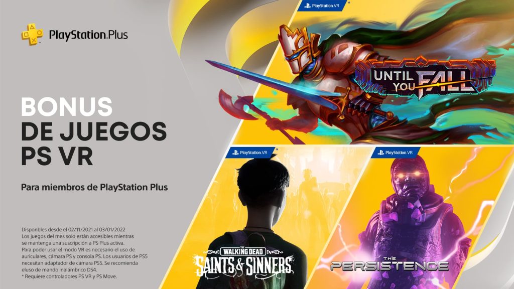 PS Plus Noviembre 2021 Bonus