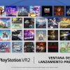 PlayStation VR2 Lanzamiento juegos