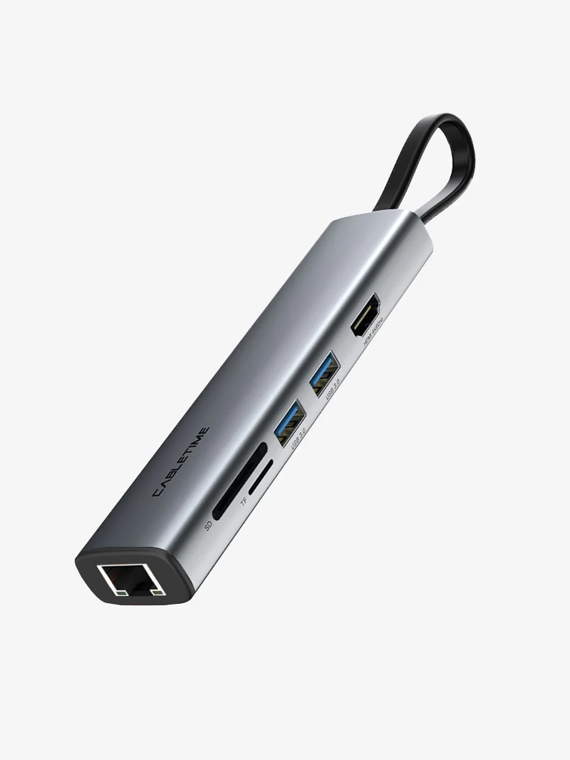 Cabletime Slim 7 in 1 USB C Hub Analisis Producto 1