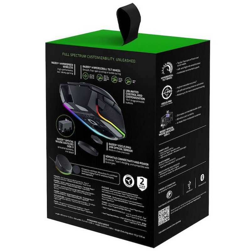 Razer Basilisk V3 Pro Analisis Caja