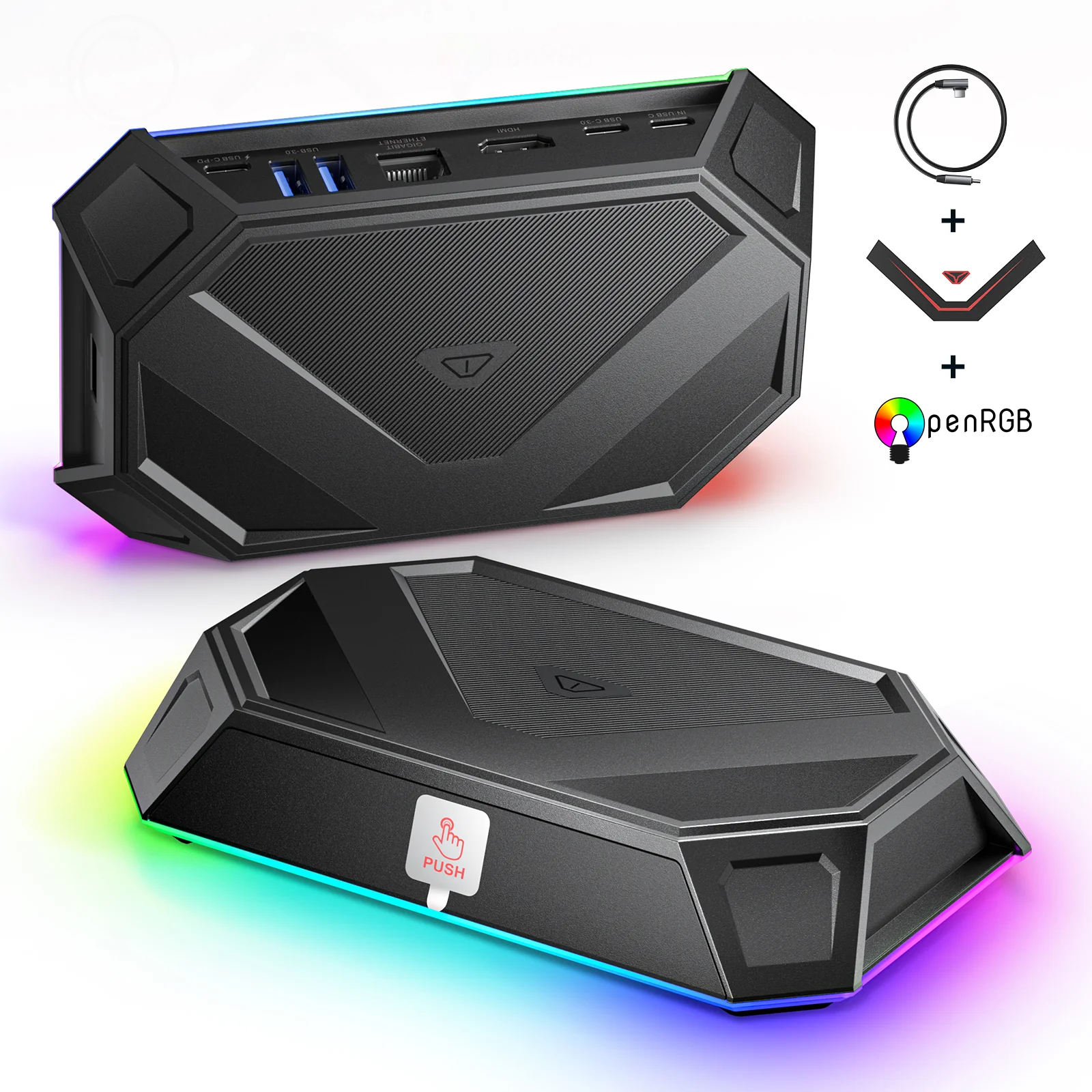 JSAUX RGB Docking Station Analisis Producto 1