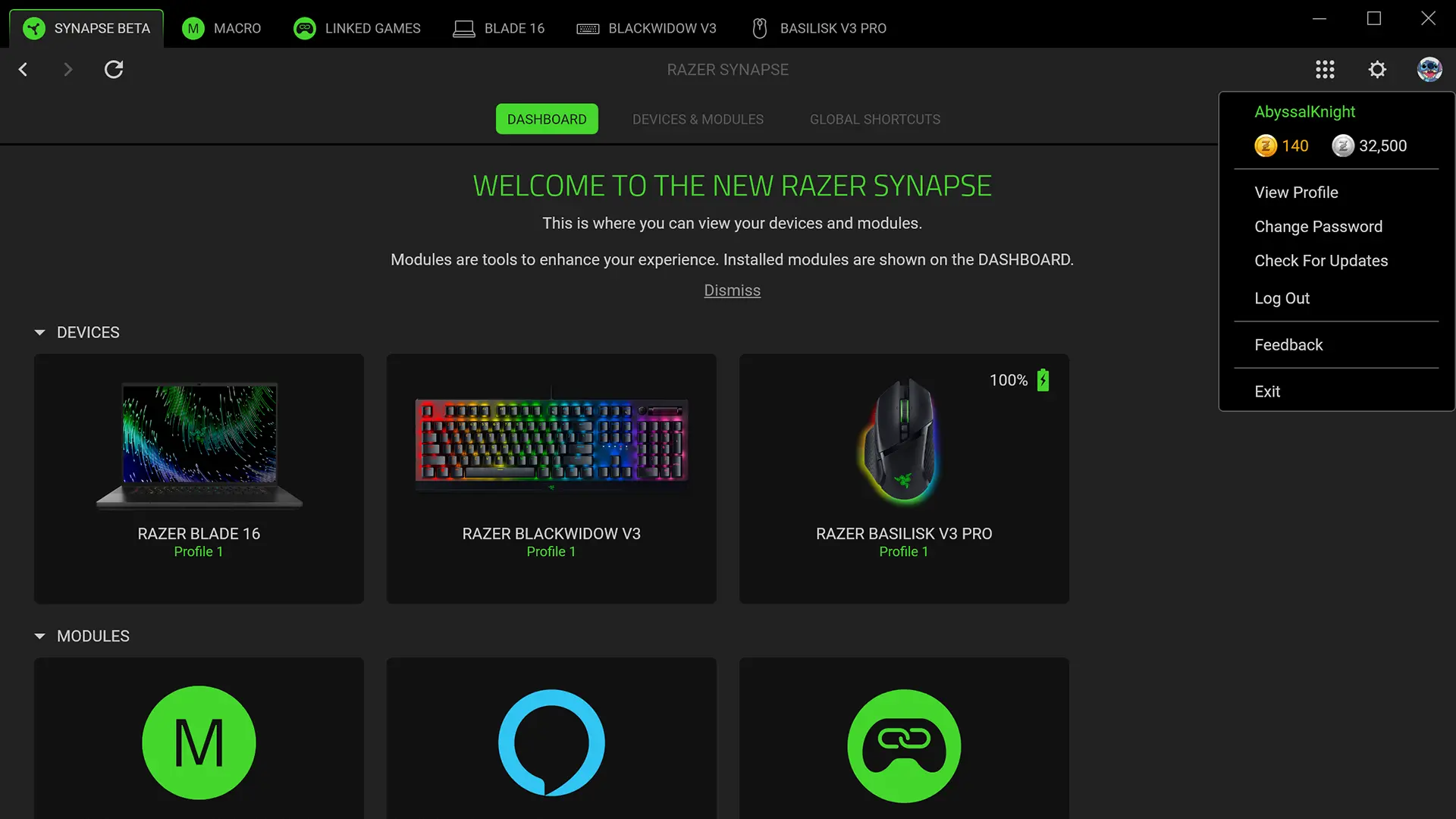 Nuevo Razer Synapse 2