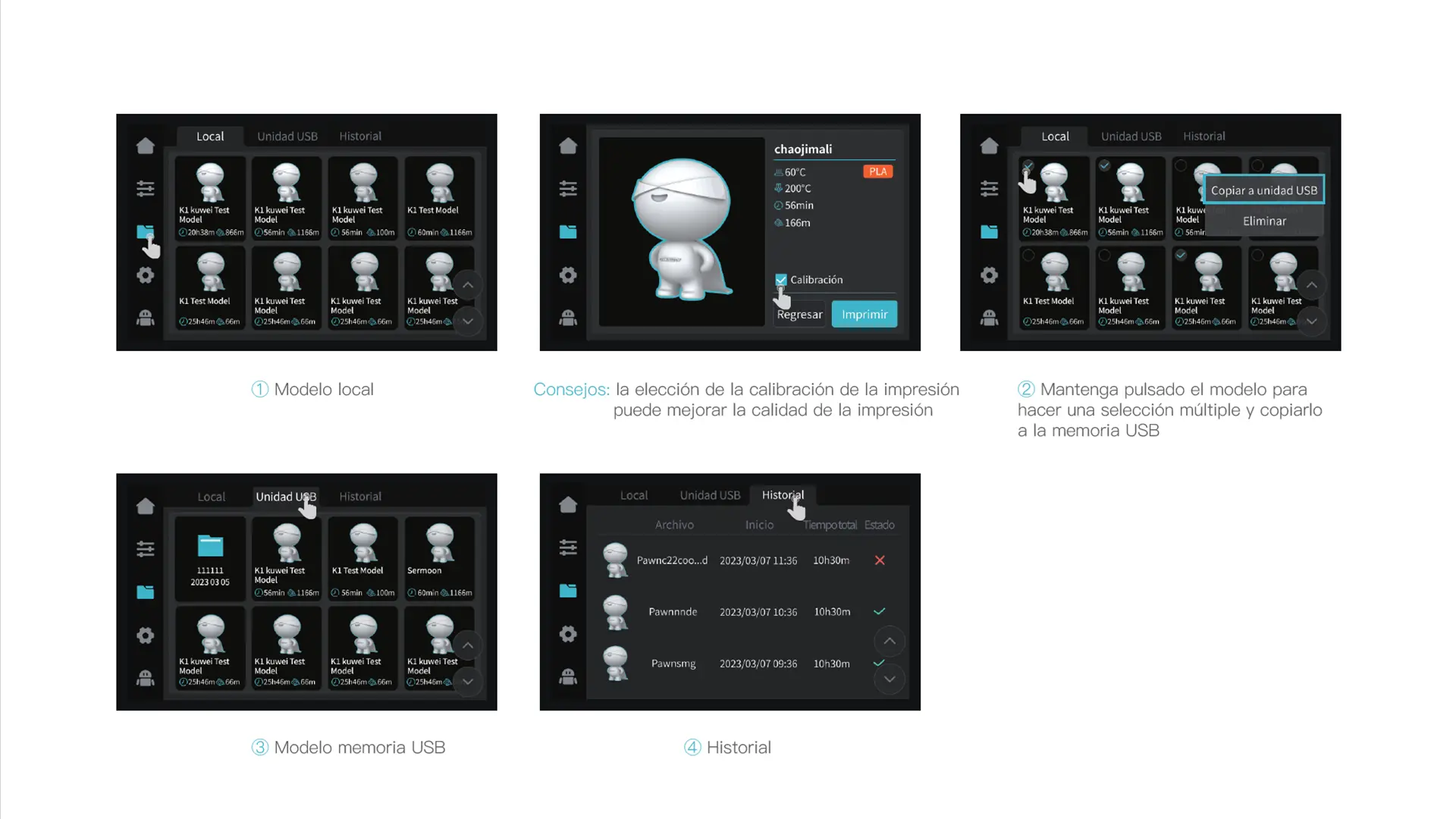 Creality K1 Analisis Interfaz 2