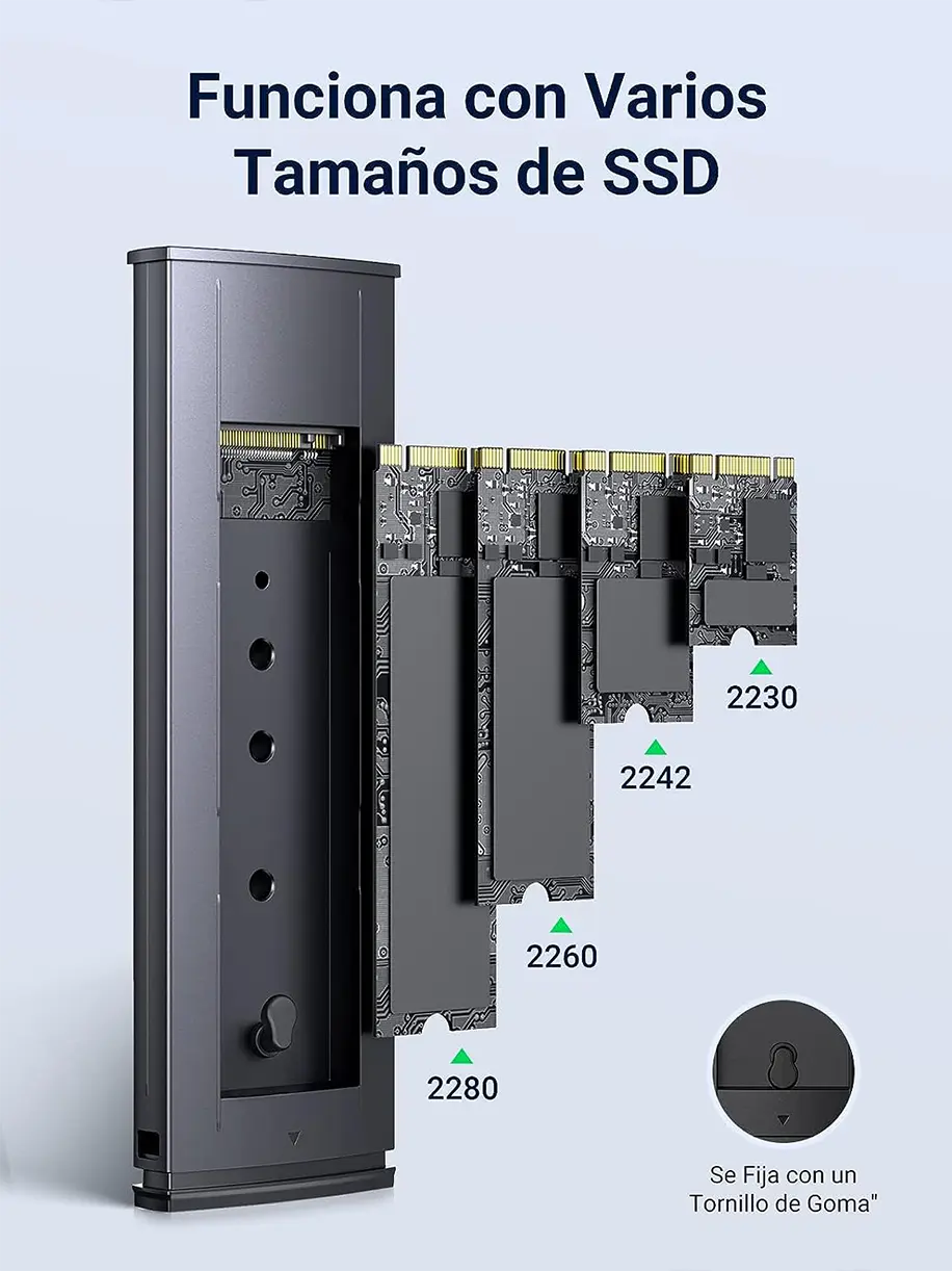 UGREEN Carcasa M.2 NVMe Analisis Producto 3