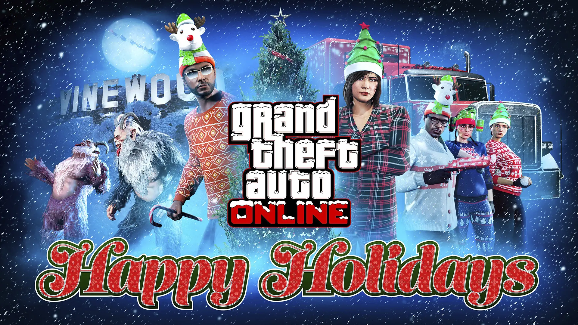 GTA Online 12 21 2023 Happy Holidays