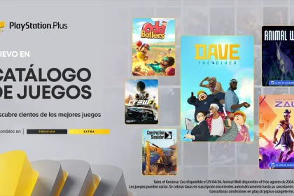 PlayStation Plus Extra y Premium abril 2024