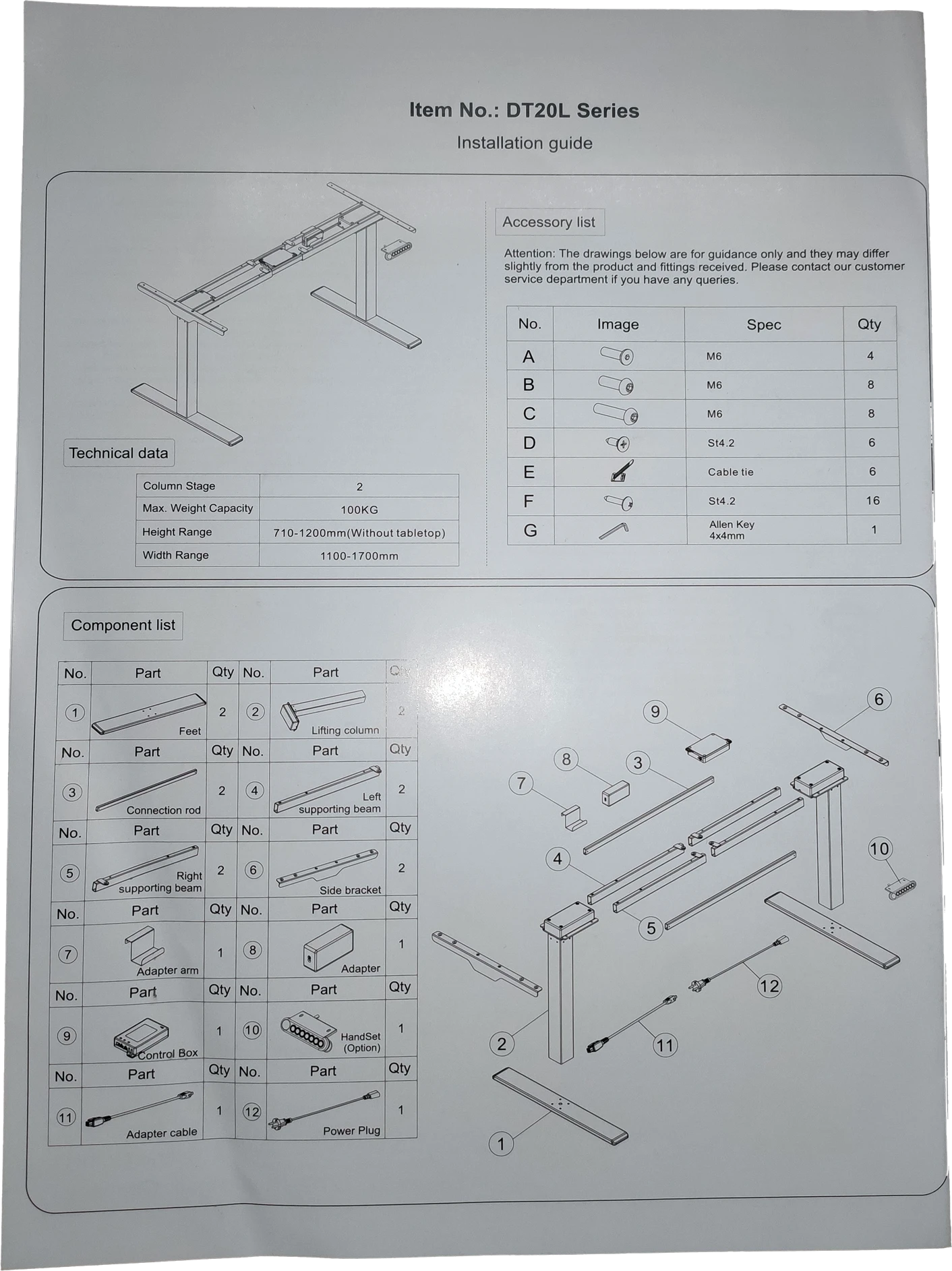 ALLDREI escritorio regulable en altura macro Analisis Manual 1