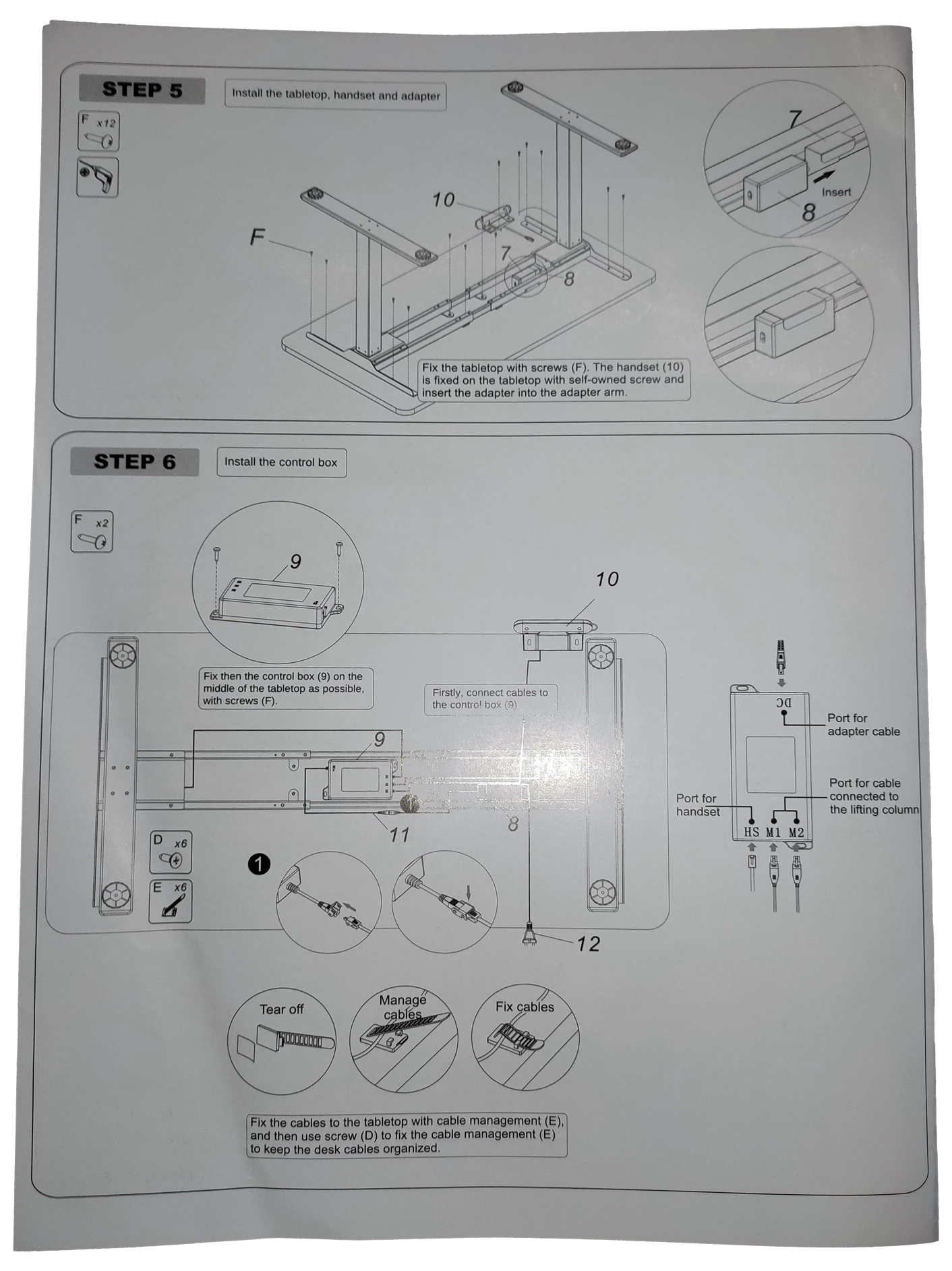 ALLDREI escritorio regulable en altura macro Analisis Manual 3