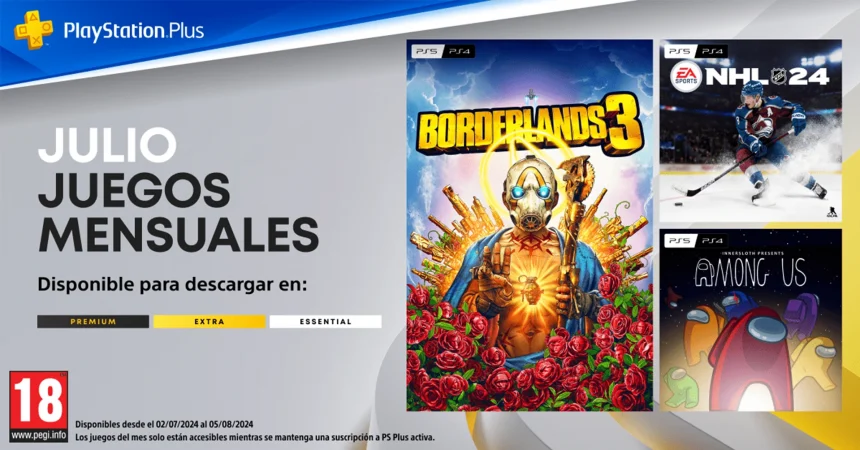 PlayStation Plus de julio 2024