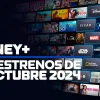 estrenos de octubre 2024 en Disney+