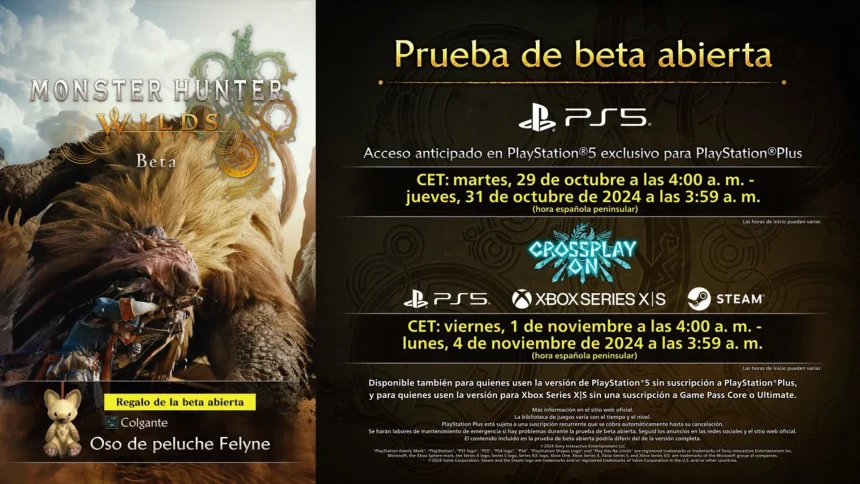 beta abierta de Monster Hunter Wilds