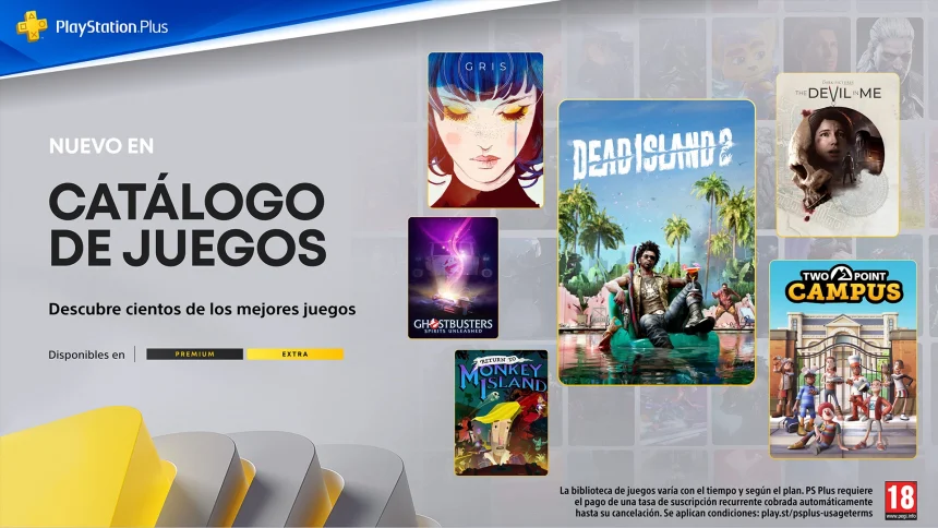 PlayStation Plus Extra y Premium en octubre 2024