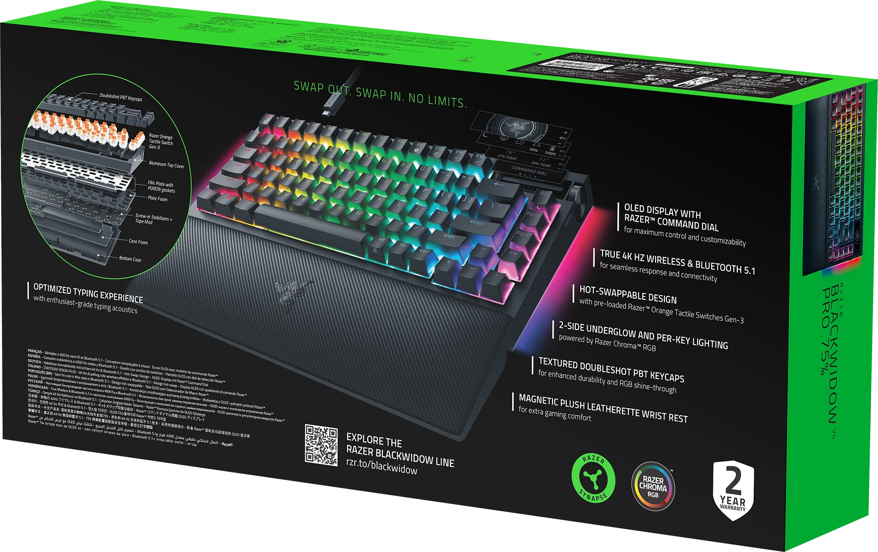 Razer BlackWidow V4 Pro 75%