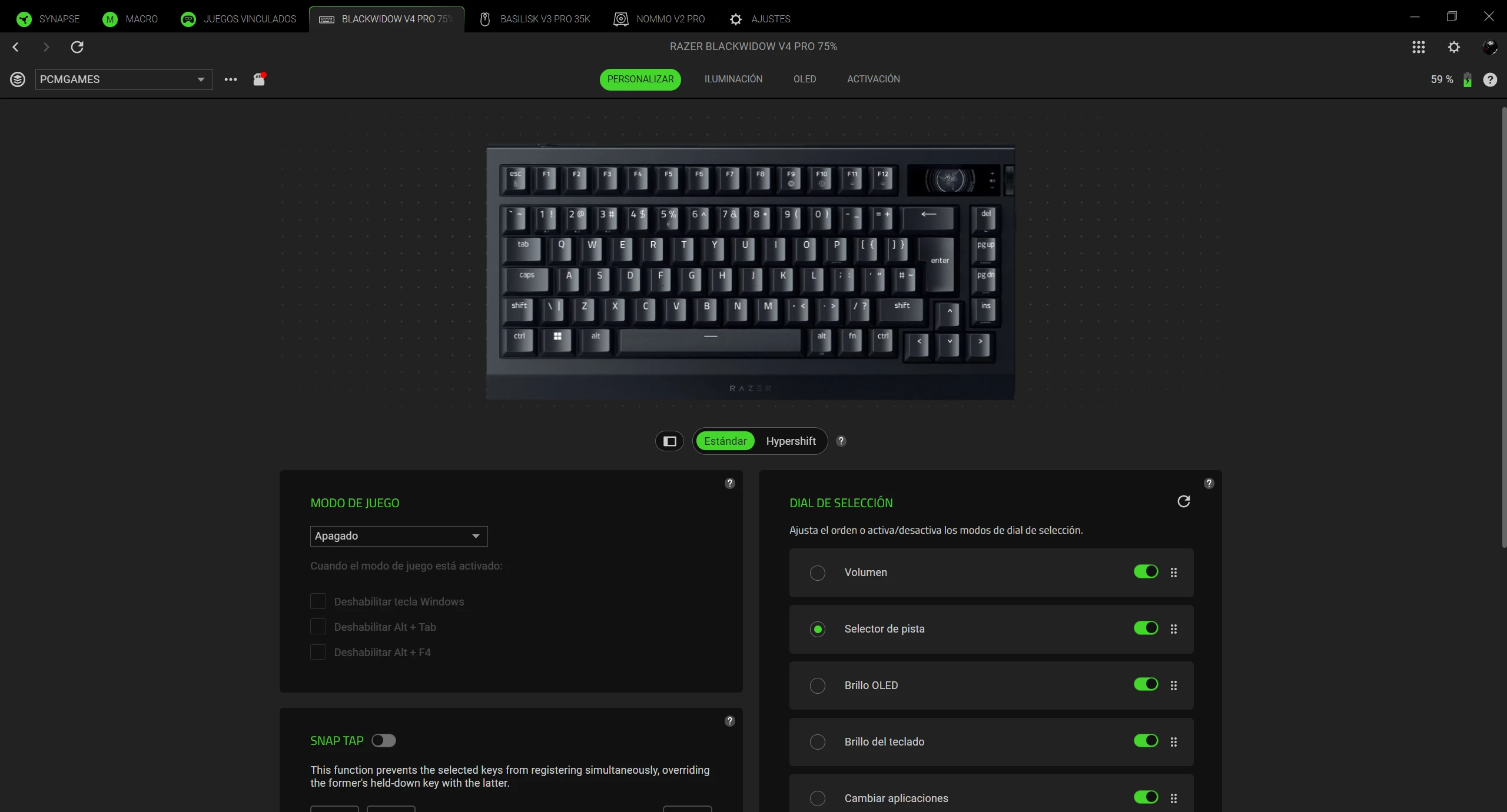 Razer BlackWidow V4 Pro 75%