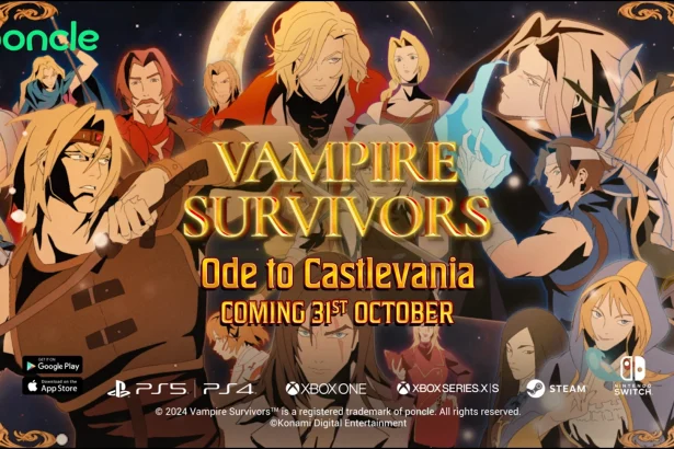 Vampire Survivors Oda a Castlevania