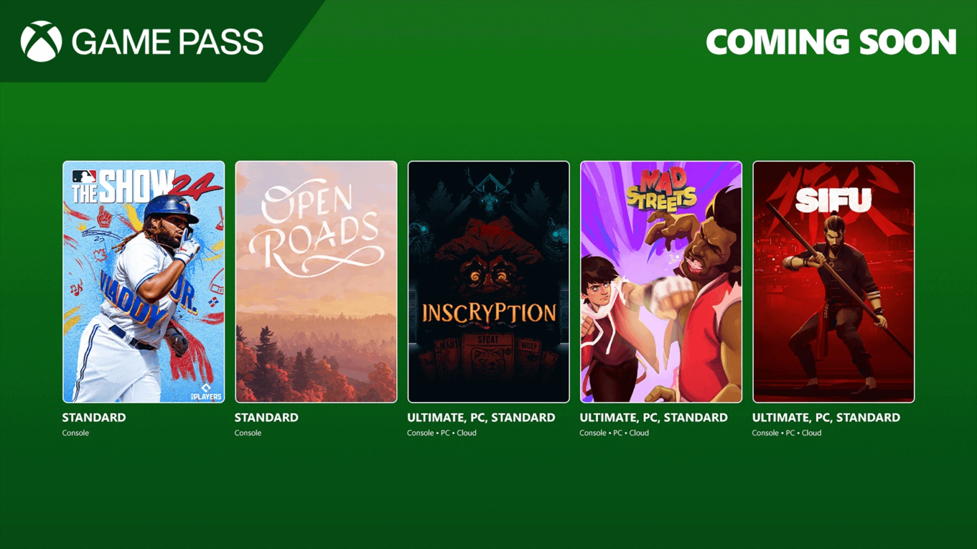 Xbox Game Pass de octubre 2024