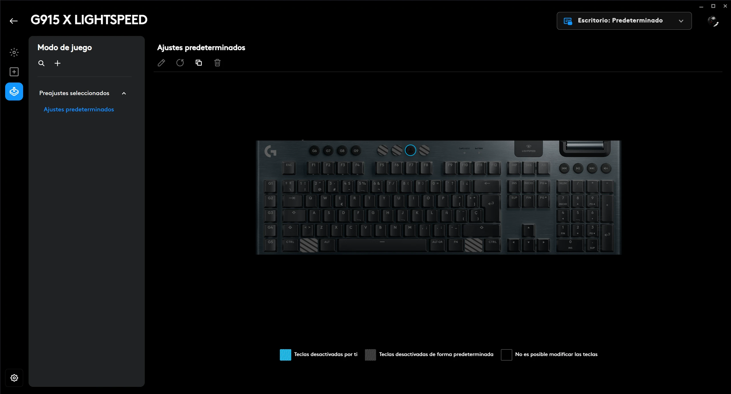 Logitech G915 X LIGHTSPEED