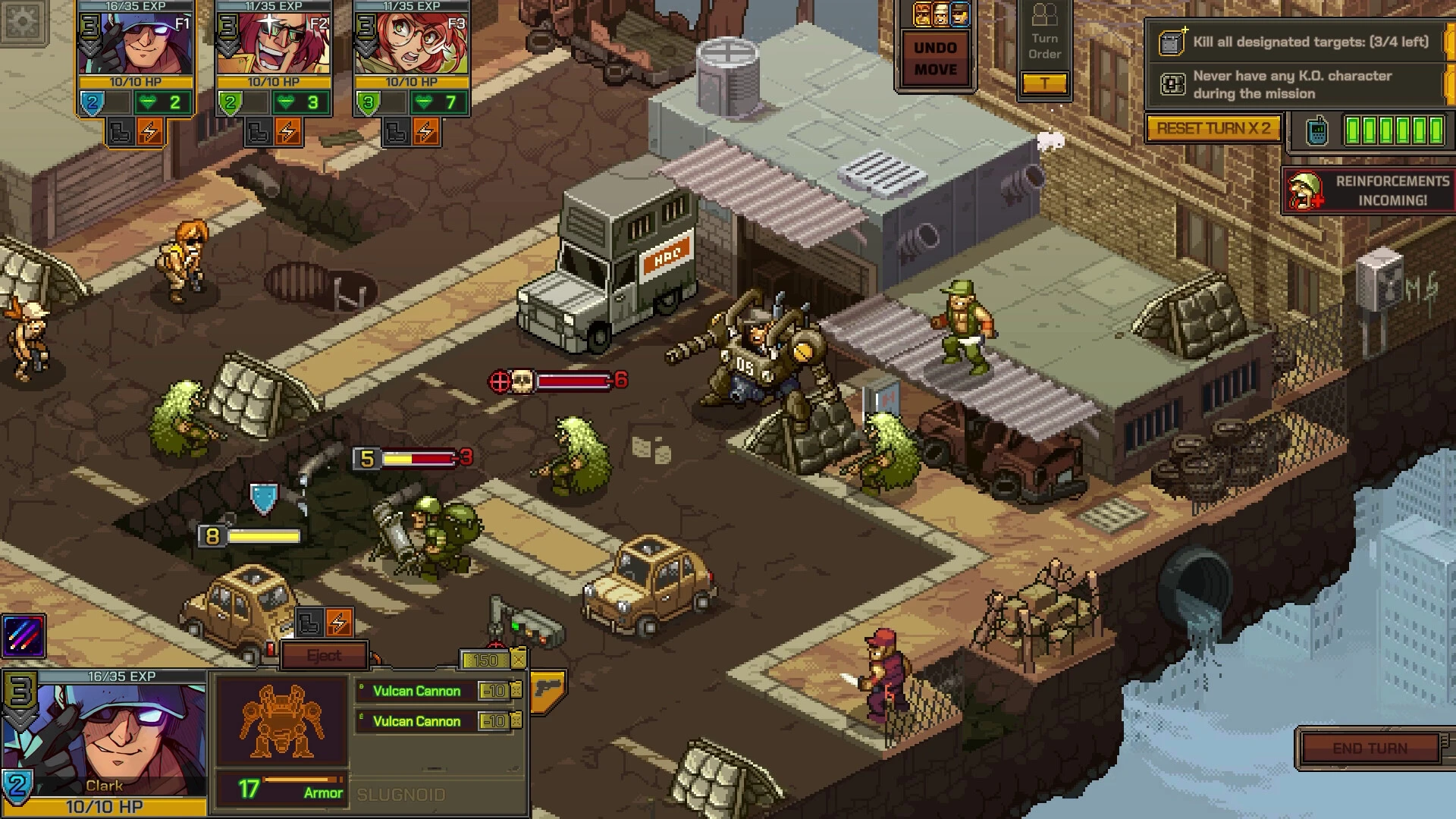 Metal Slug Tactics en Steam Deck