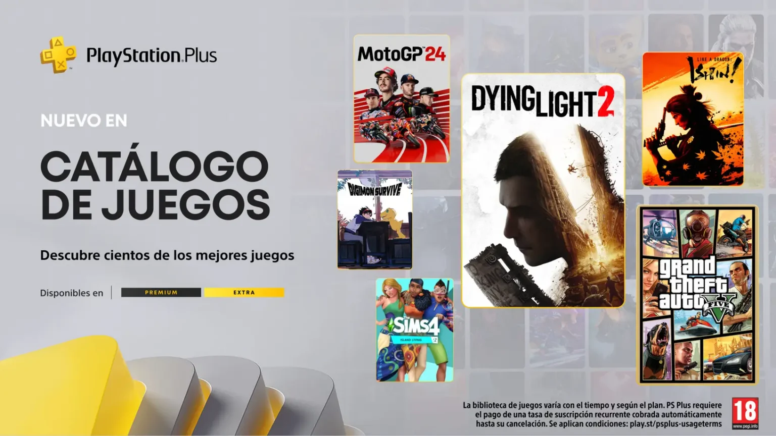 PlayStation Plus Extra y Premium en noviembre 2024