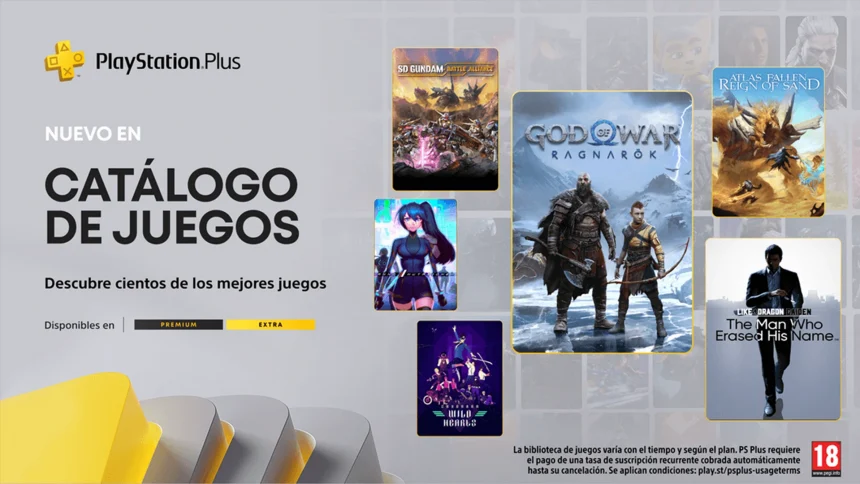 PlayStation Plus Extra y Premium en enero 2025