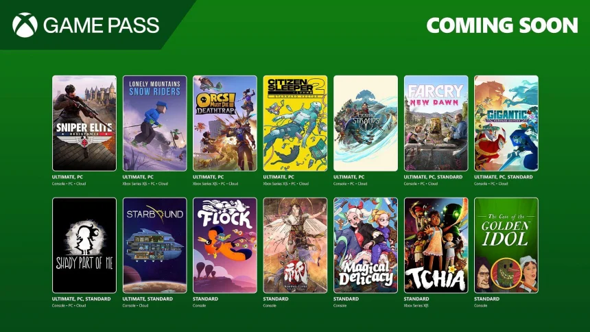 Xbox Game Pass de enero 2025