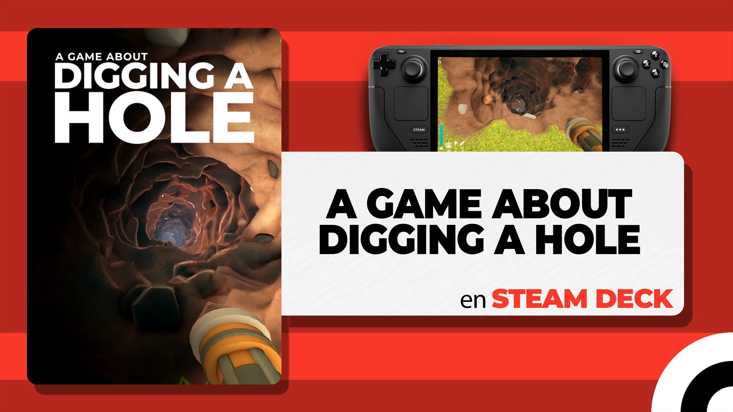 A Game About Digging A Hole en Steam Deck