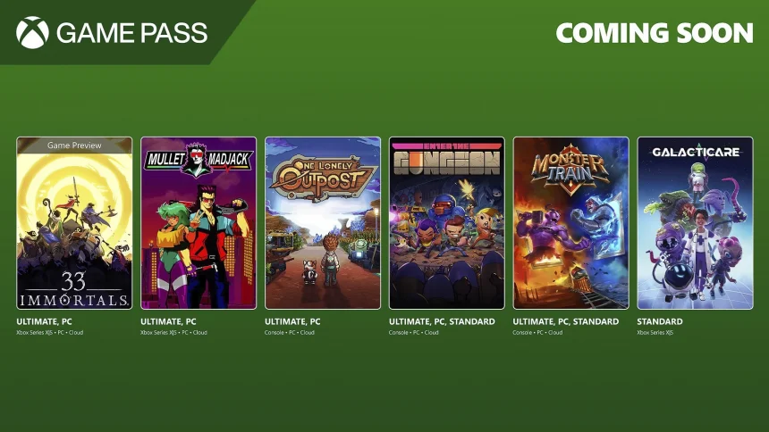 Xbox Game Pass de marzo 2025